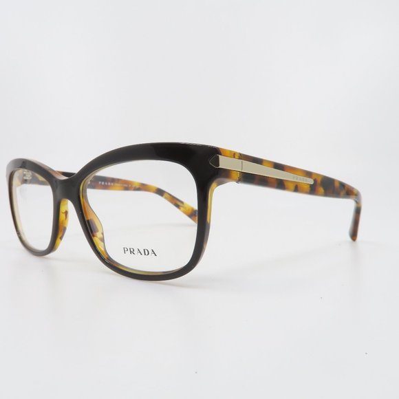 Prada Accessories - Prada Brown & Havana Rx. Glasses VPR 10R UBS-1O1